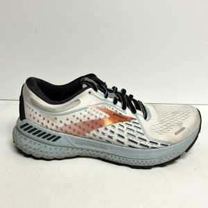 Brooks Womens Adrenaline Gts 21 Running Shoes White Size 8 M
